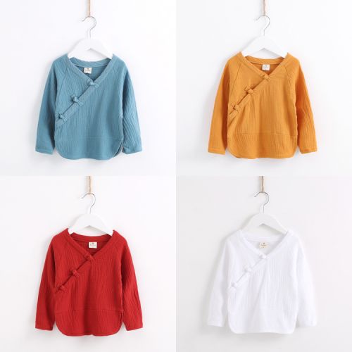 Chemise garçon à manche longue - Ref 2073354