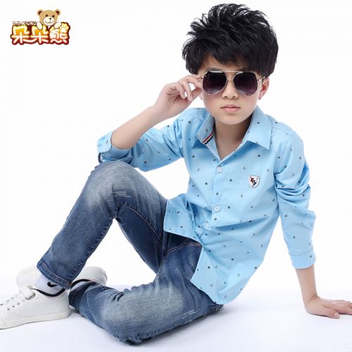 Chemise garçon à manche longue - Ref 2073489