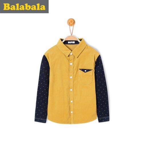 Chemise garçon à manche longue en Toile de coton - Ref 2073518