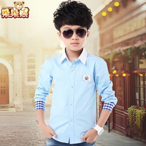 Chemise garçon à manche longue - Ref 2073555