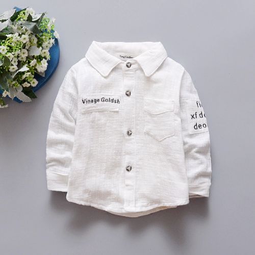 Chemise garçon à manche longue - Ref 2073558