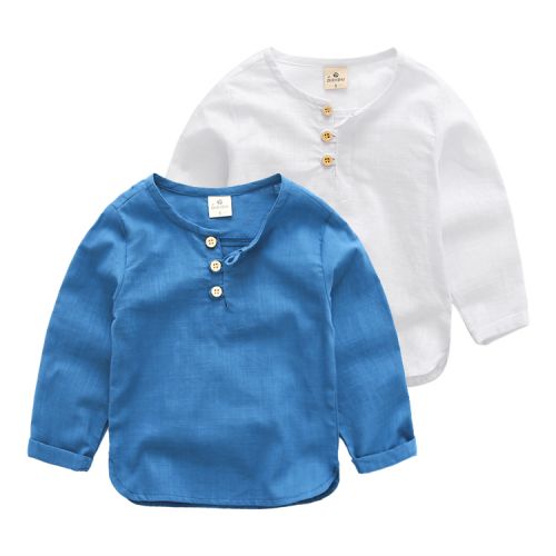 Chemise garçon à manche longue - Ref 2073571