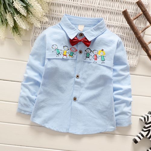 Chemise garçon à manche longue - Ref 2073590