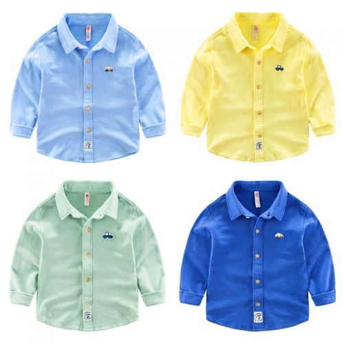 Chemise garçon à manche longue - Ref 2073594