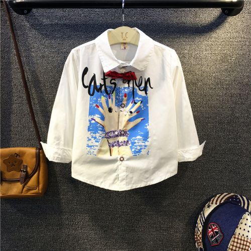 Chemise garçon à manche longue - Ref 2073626