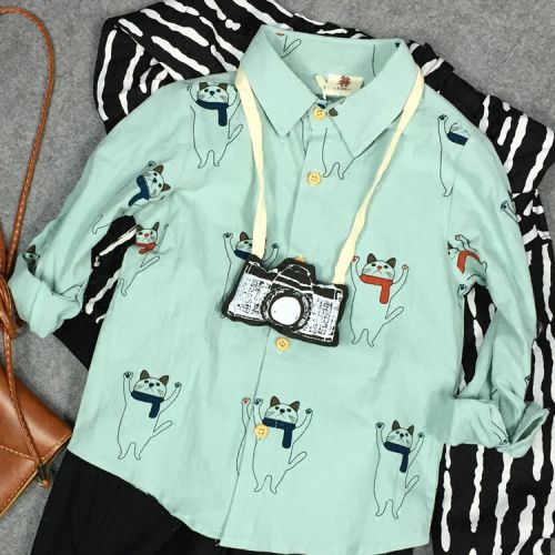 Chemise garçon à manche longue - Ref 2073662