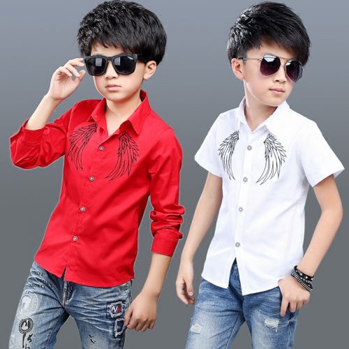 Chemise garçon à manche longue - Ref 2073684