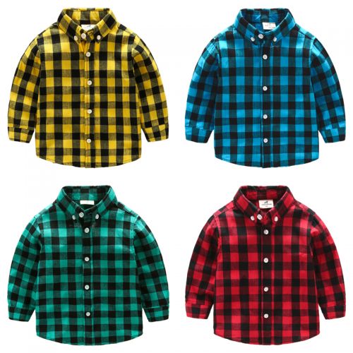 Chemise garçon à manche longue - Ref 2073748