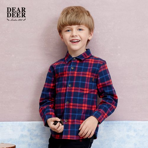 Chemise garçon DEAR DEER à manche longue - Ref 2073752
