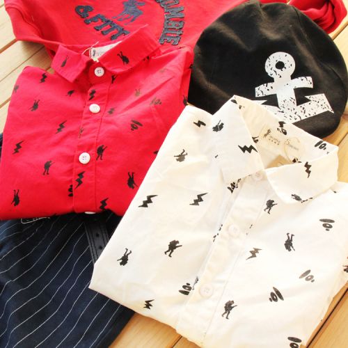 Chemise garçon à manche longue - Ref 2073770