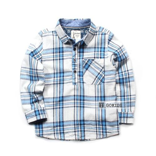 Chemise garçon à manche longue - Ref 2073773