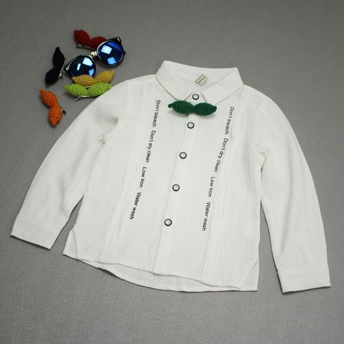 Chemise garçon à manche longue - Ref 2073776