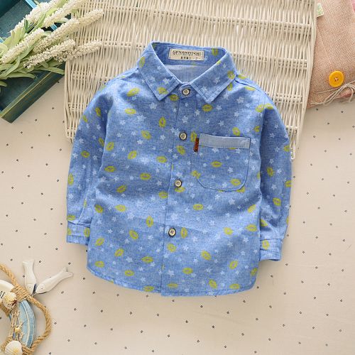 Chemise garçon à manche longue - Ref 2073781