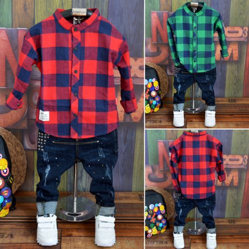 Chemise garçon à manche longue - Ref 2073790