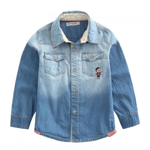 Chemise garçon à manche longue - Ref 2073802