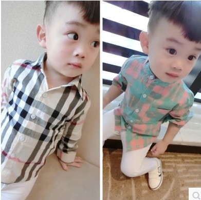 Chemise garçon à manche longue - Ref 2073844