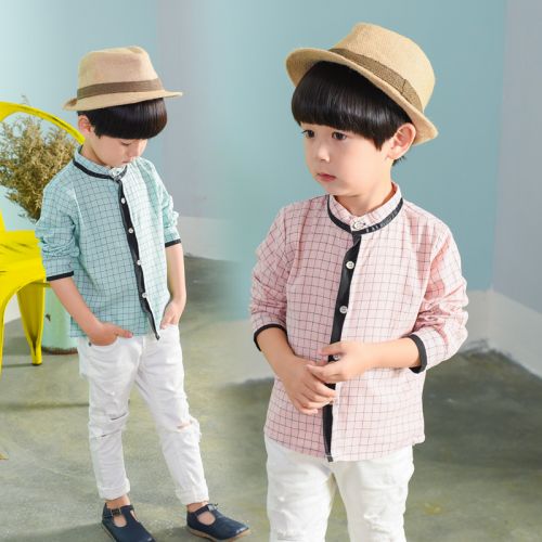 Chemise garçon à manche longue - Ref 2073877