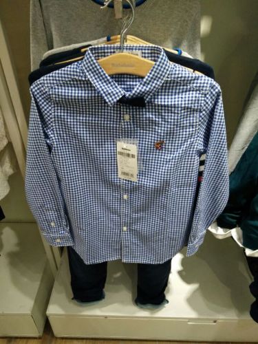 Chemise garçon à manche longue - Ref 2073891