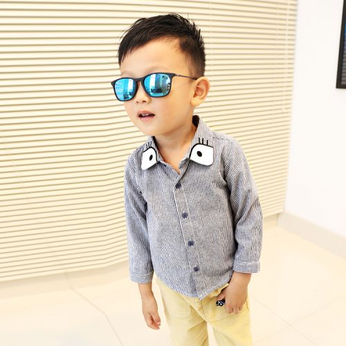 Chemise garçon à manche longue - Ref 2073908