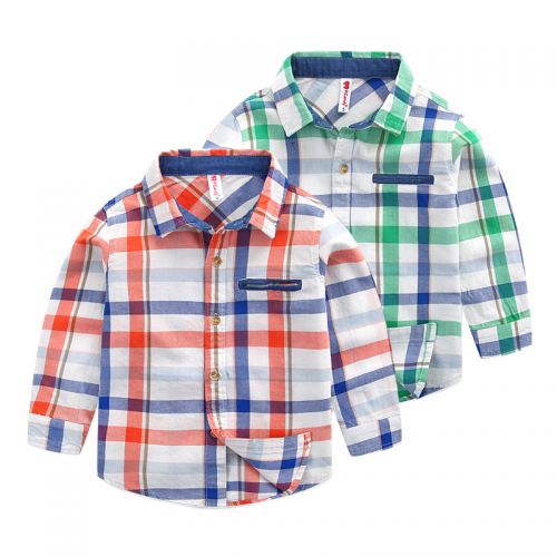 Chemise garçon à manche longue - Ref 2073913