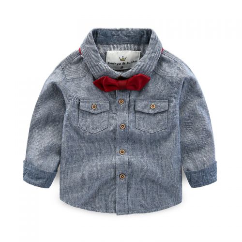 Chemise garçon à manche longue - Ref 2074027