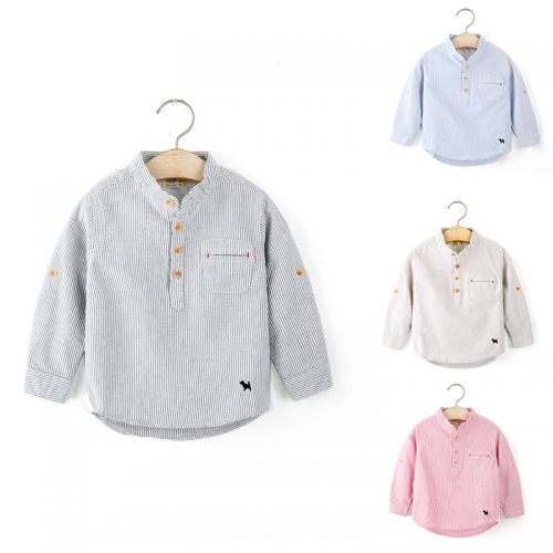 Chemise garçon à manche longue - Ref 2074052