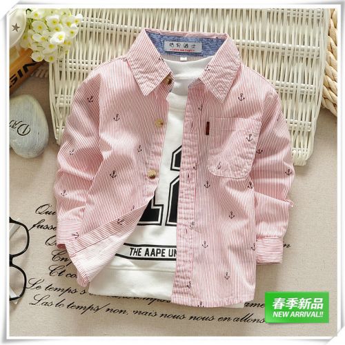 Chemise garçon à manche longue - Ref 2074059