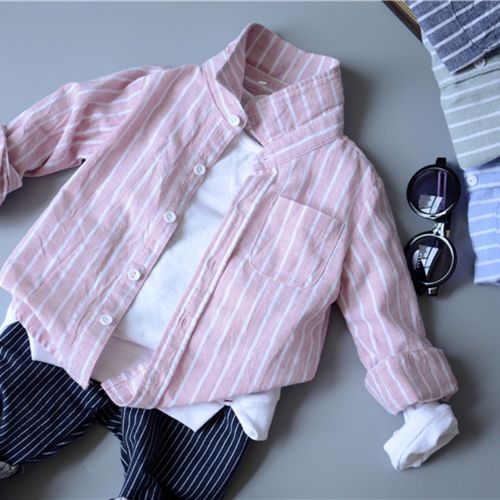 Chemise garçon à manche longue - Ref 2074112