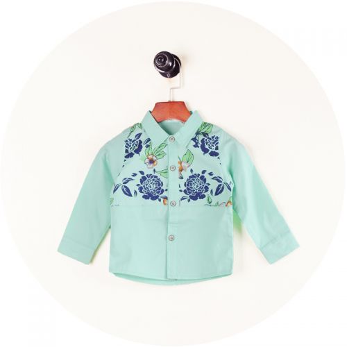 Chemise garçon à manche longue - Ref 2074141