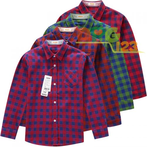 Chemise garçon à manche longue - Ref 2074149