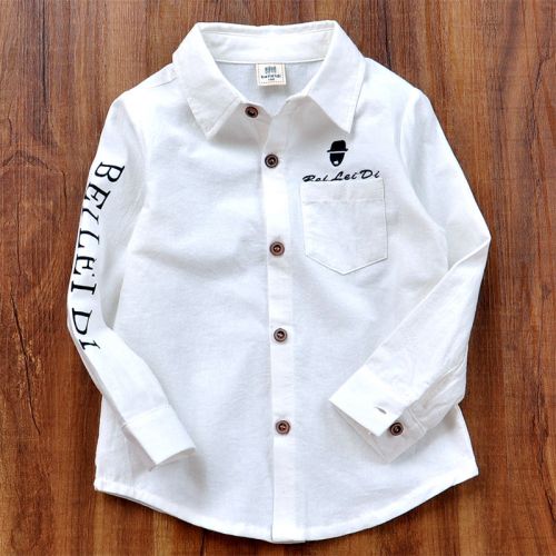 Chemise garçon à manche longue - Ref 2074167