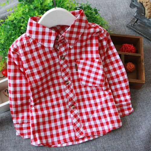 Chemise garçon à manche longue - Ref 2074177