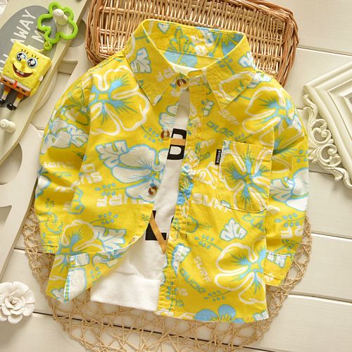 Chemise garçon à manche longue - Ref 2074187