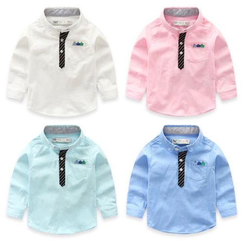 Chemise garçon à manche longue - Ref 2074190