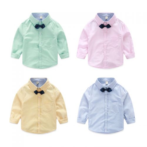 Chemise garçon à manche longue - Ref 2074195