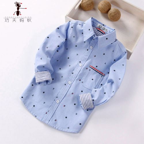 Chemise garçon à manche longue en Toile de coton - Ref 2074260