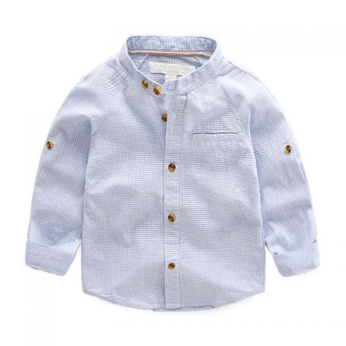 Chemise garçon à manche longue en Toile de coton - Ref 2074283