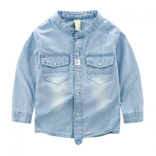 Chemise garçon à manche longue - Ref 2074336