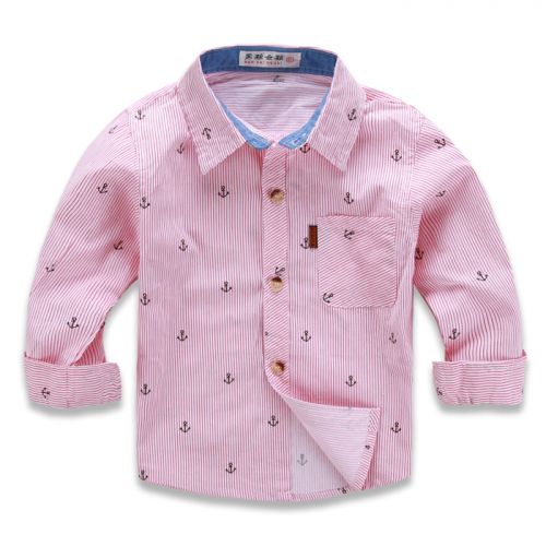 Chemise garçon à manche longue - Ref 2074340