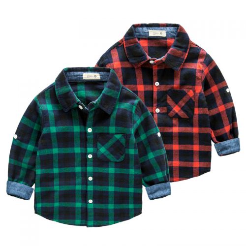 Chemise garçon à manche longue - Ref 2074347