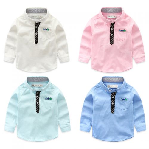 Chemise garçon à manche longue - Ref 2074395