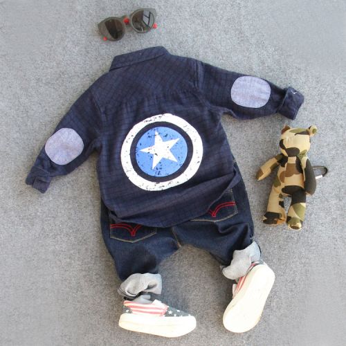 Chemise garçon à manche longue - Ref 2074507