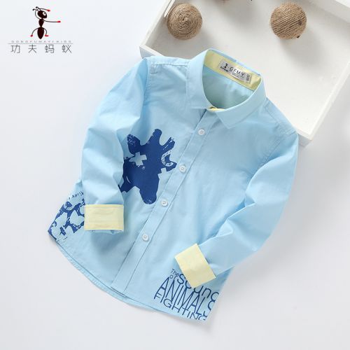 Chemise garçon à manche longue - Ref 2074516