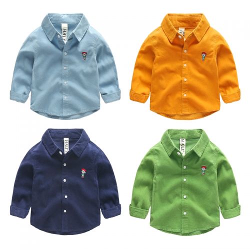 Chemise garçon à manche longue - Ref 2074536