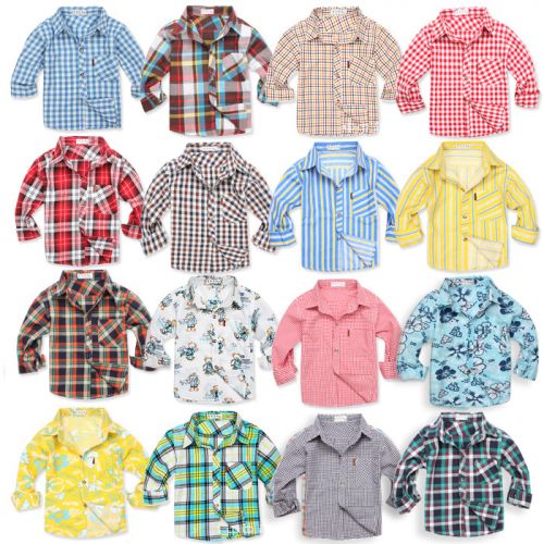 Chemise garçon à manche longue - Ref 2074549