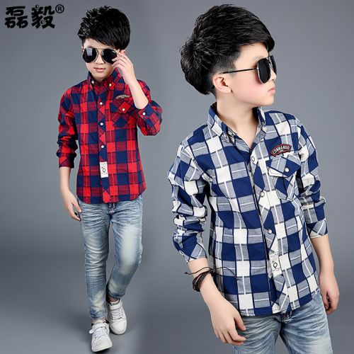 Chemise garçon à manche longue - Ref 2074592