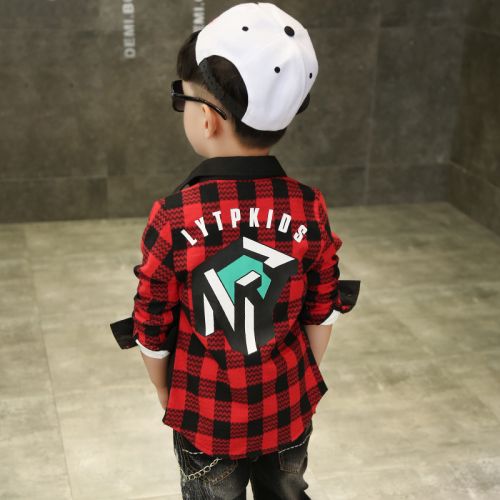 Chemise garçon à manche longue - Ref 2074626