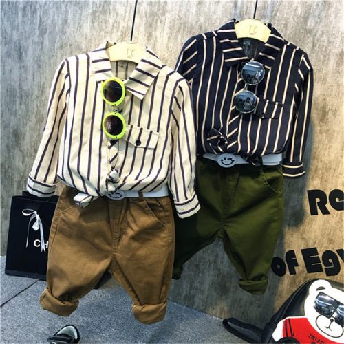 Chemise garçon à manche longue - Ref 2074644