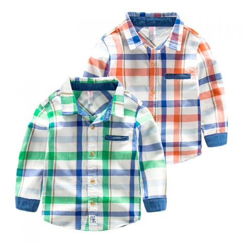 Chemise garçon à manche longue - Ref 2074676