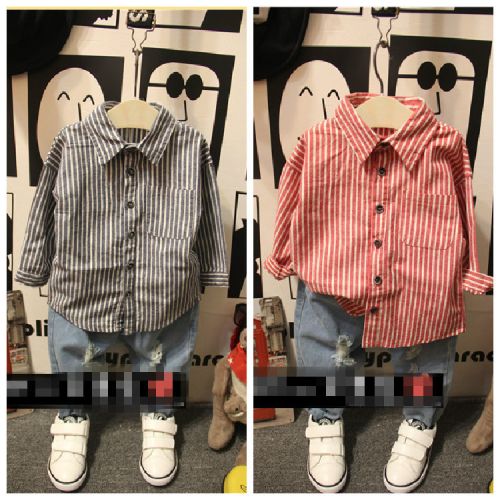 Chemise garçon à manche longue - Ref 2074715